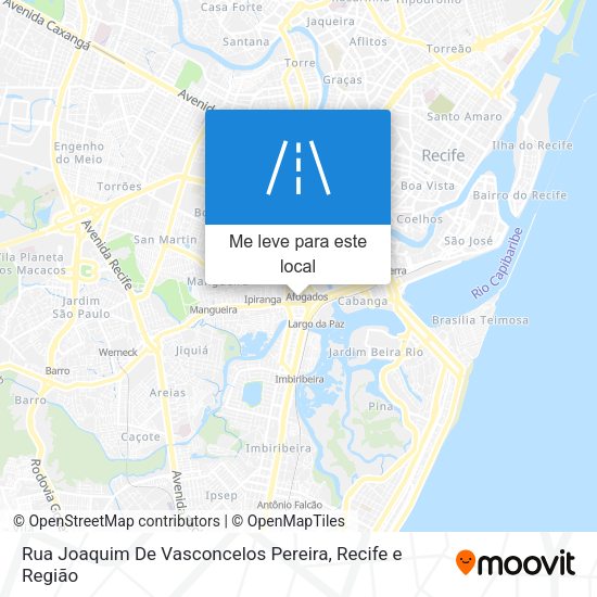 Rua Joaquim De Vasconcelos Pereira mapa