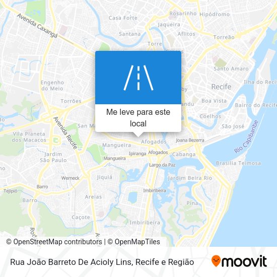 Rua João Barreto De Acioly Lins mapa