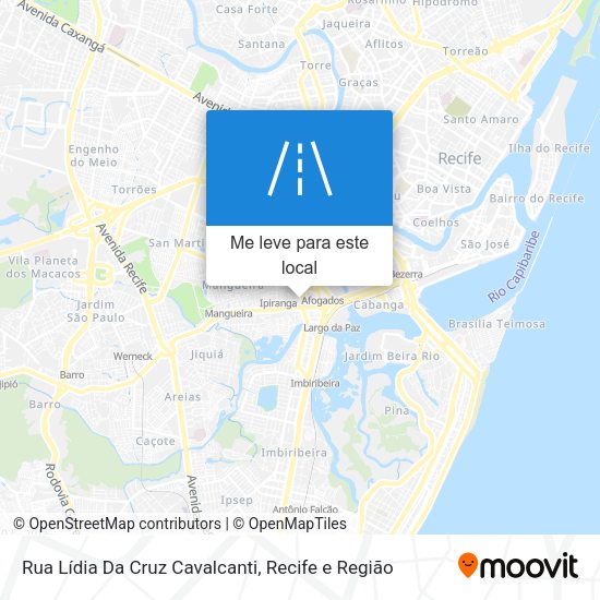 Rua Lídia Da Cruz Cavalcanti mapa
