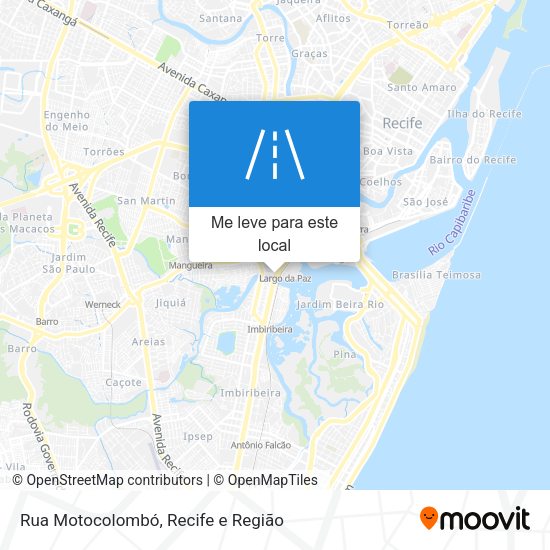 Rua Motocolombó mapa