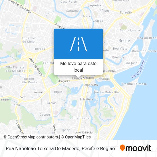 Rua Napoleão Teixeira De Macedo mapa