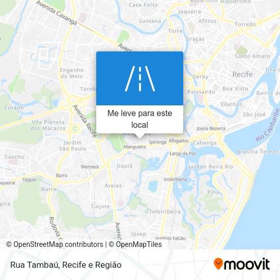 Rua Tambaú mapa