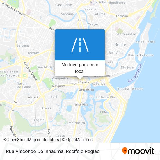 Rua Visconde De Inhaúma mapa