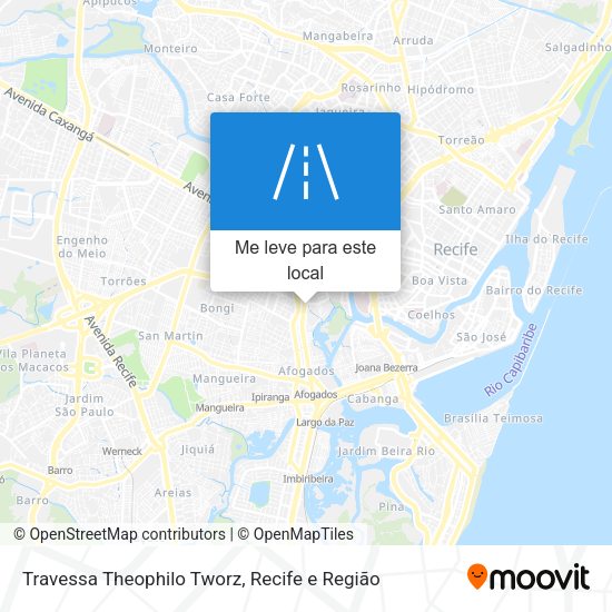 Travessa Theophilo Tworz mapa