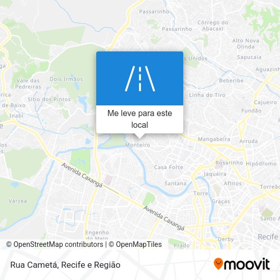 Rua Cametá mapa