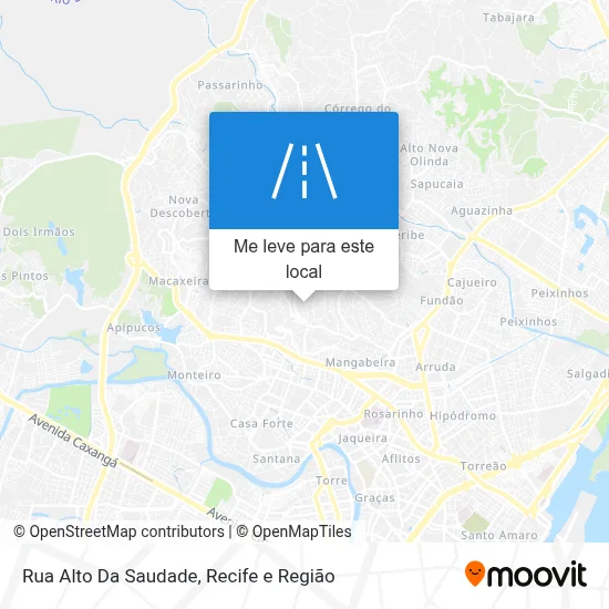 Rua Alto Da Saudade mapa