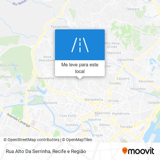 Rua Alto Da Serrinha mapa