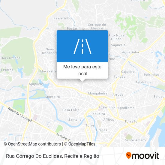 Rua Córrego Do Euclides mapa