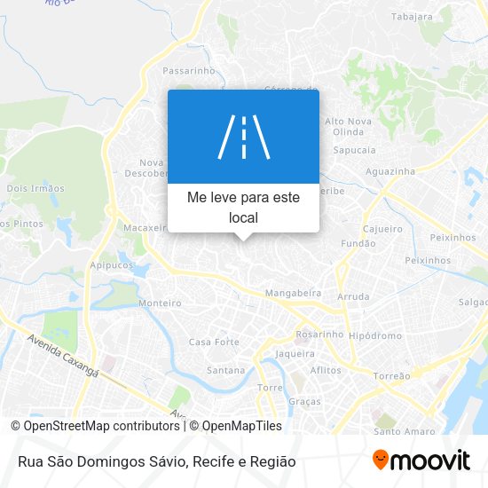 Rua São Domingos Sávio mapa