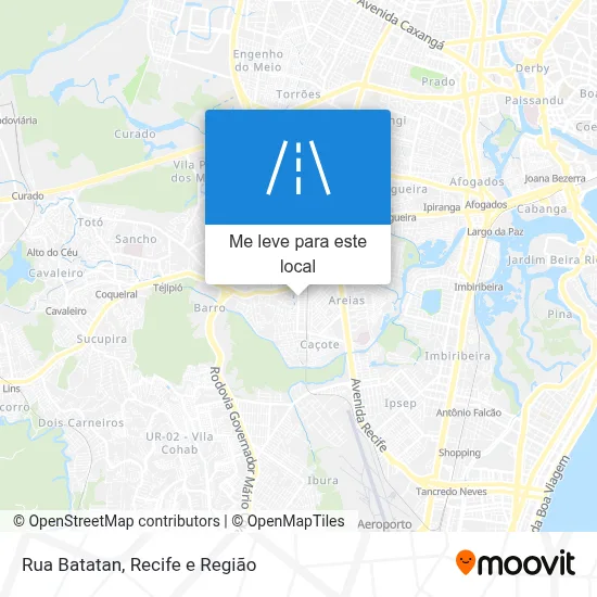 Rua Batatan mapa