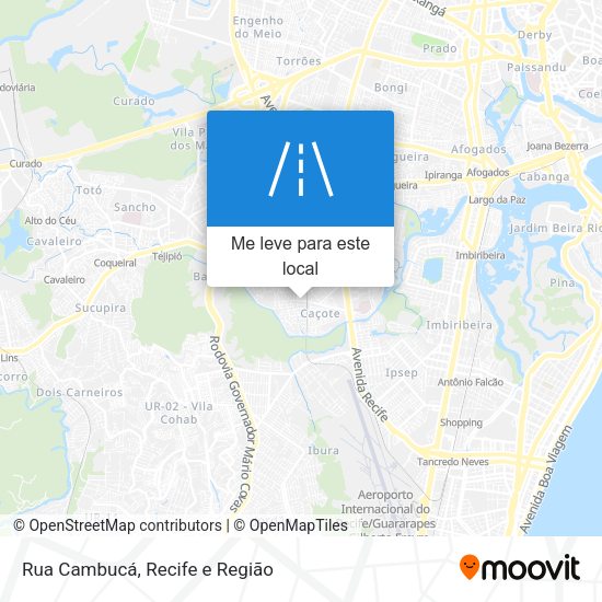 Rua Cambucá mapa