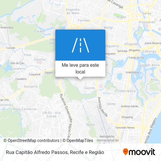 Rua Capitão Alfredo Passos mapa