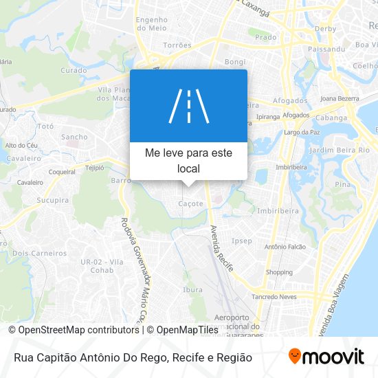 Rua Capitão Antônio Do Rego mapa