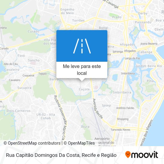 Rua Capitão Domingos Da Costa mapa