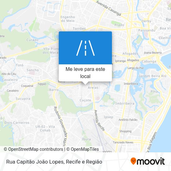 Rua Capitão João Lopes mapa