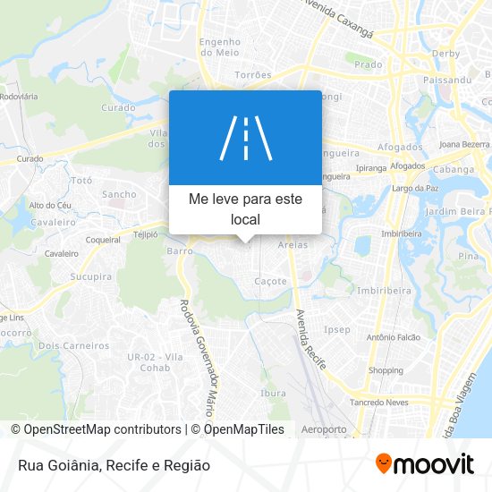 Rua Goiânia mapa