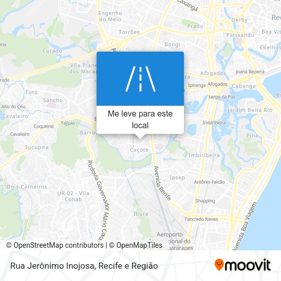 Rua Jerônimo Inojosa mapa