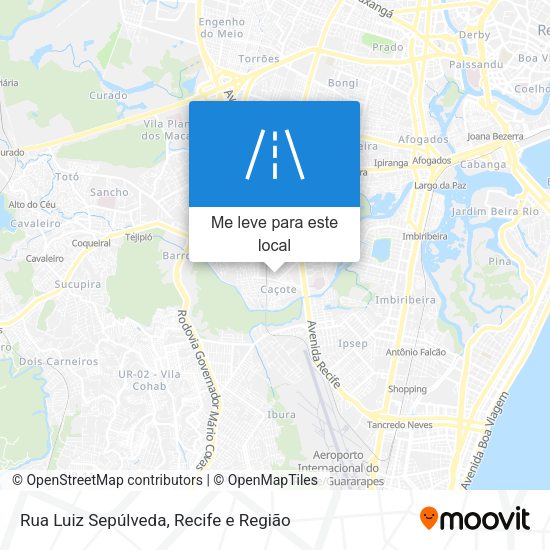 Rua Luiz Sepúlveda mapa