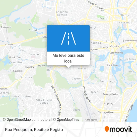 Rua Pesqueira mapa
