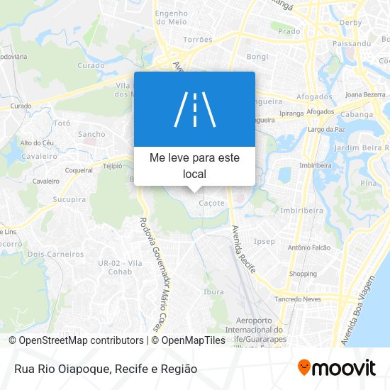 Rua Rio Oiapoque mapa