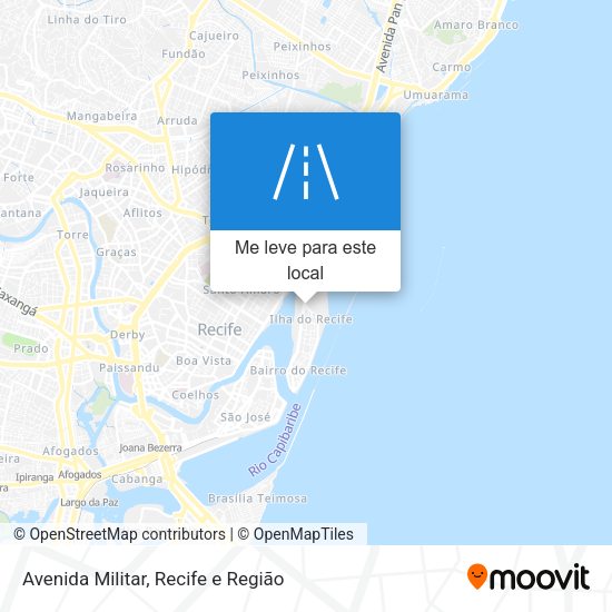 Avenida Militar mapa