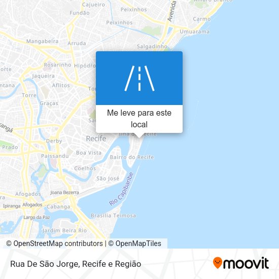 Rua De São Jorge mapa