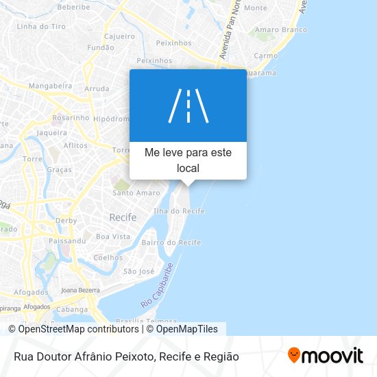 Rua Doutor Afrânio Peixoto mapa