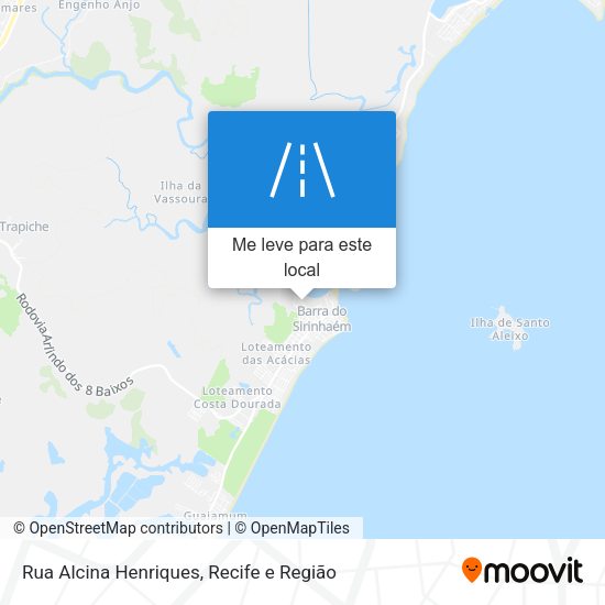 Rua Alcina Henriques mapa