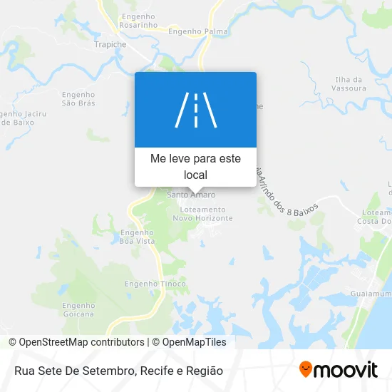 Rua Sete De Setembro mapa