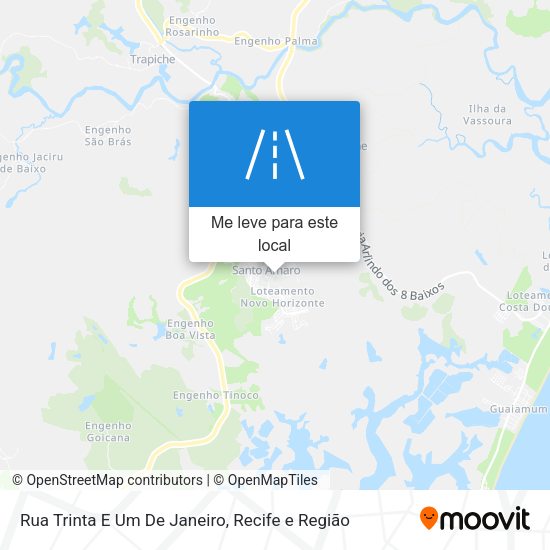 Rua Trinta E Um De Janeiro mapa