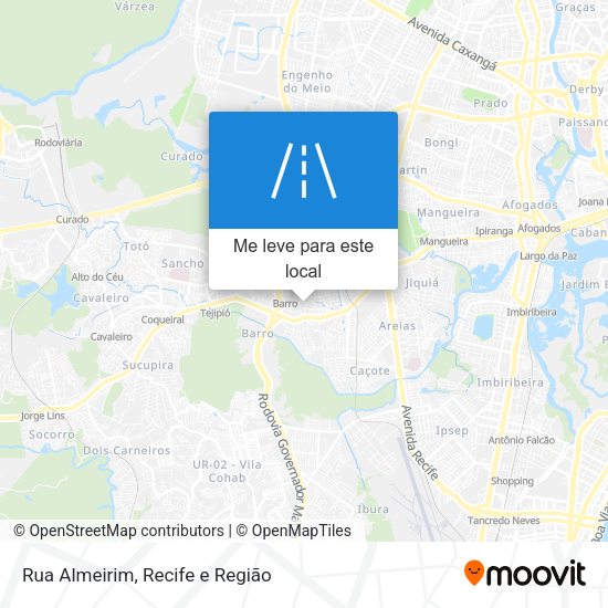 Rua Almeirim mapa