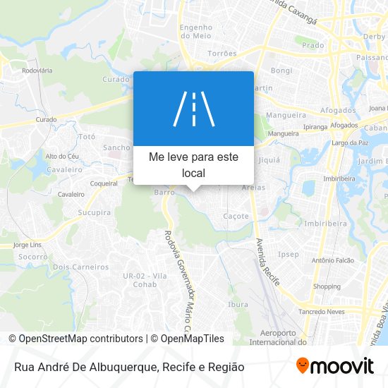 Rua André De Albuquerque mapa