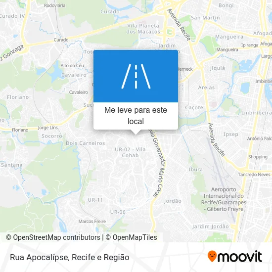 Rua Apocalípse mapa
