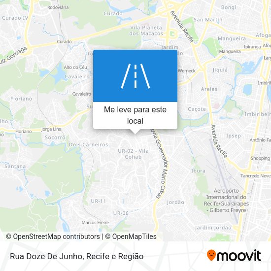 Rua Doze De Junho mapa