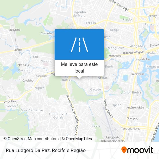 Rua Ludgero Da Paz mapa