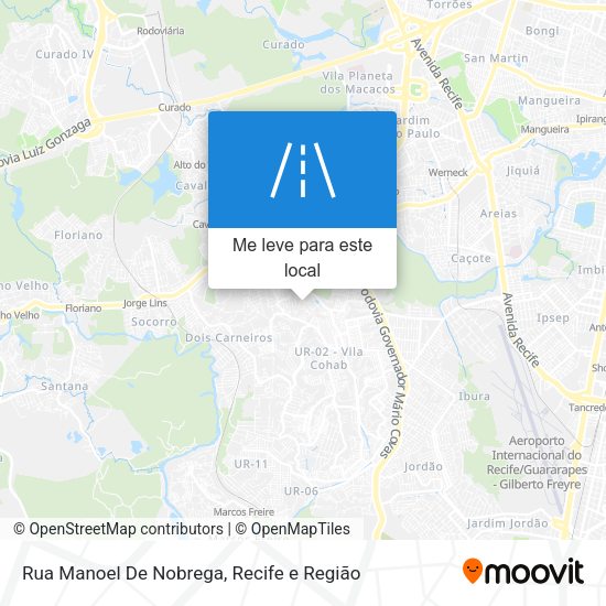 Rua Manoel De Nobrega mapa