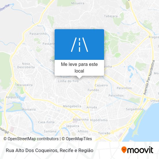 Rua Alto Dos Coqueiros mapa