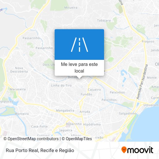 Rua Porto Real mapa