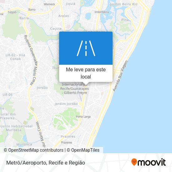 Metrô/Aeroporto mapa