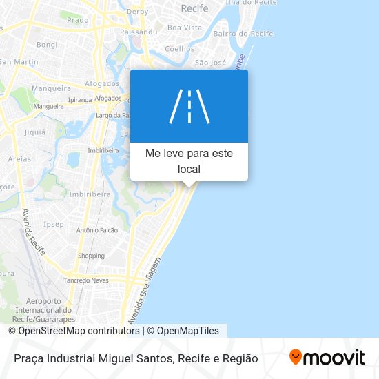 Praça Industrial Miguel Santos mapa