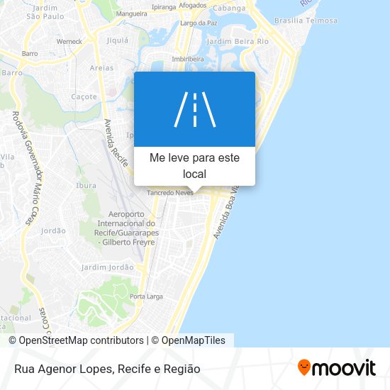 Rua Agenor Lopes mapa