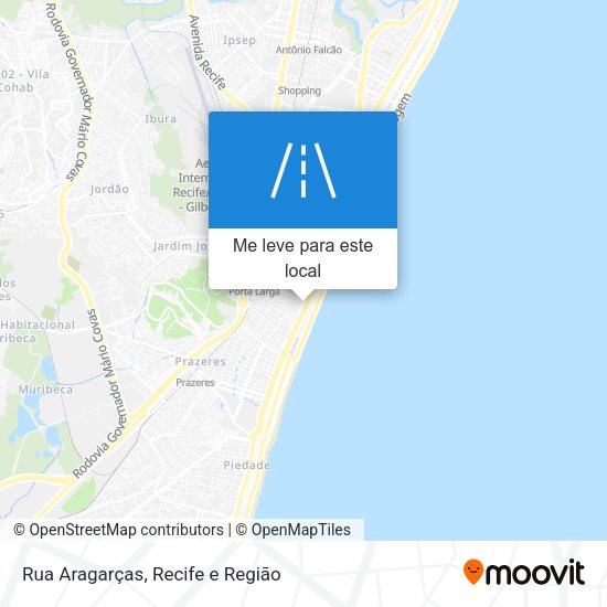 Rua Aragarças mapa