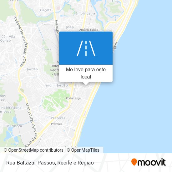 Rua Baltazar Passos mapa