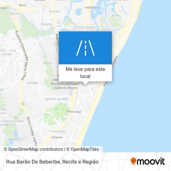Rua Barão De Beberibe mapa