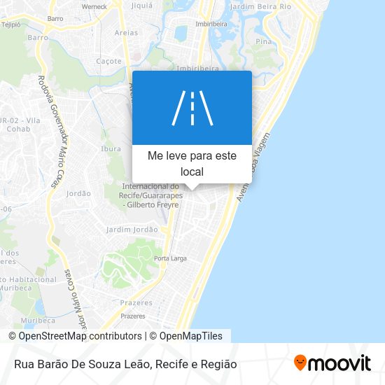 Rua Barão De Souza Leão mapa