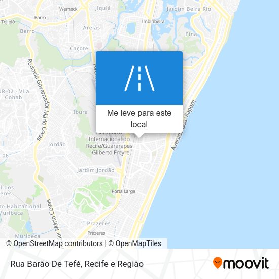 Rua Barão De Tefé mapa