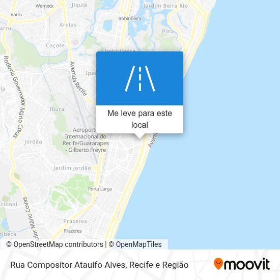 Rua Compositor Ataulfo Alves mapa