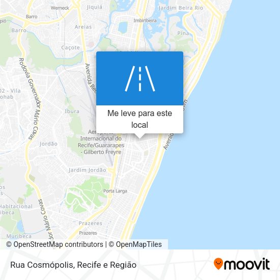 Rua Cosmópolis mapa