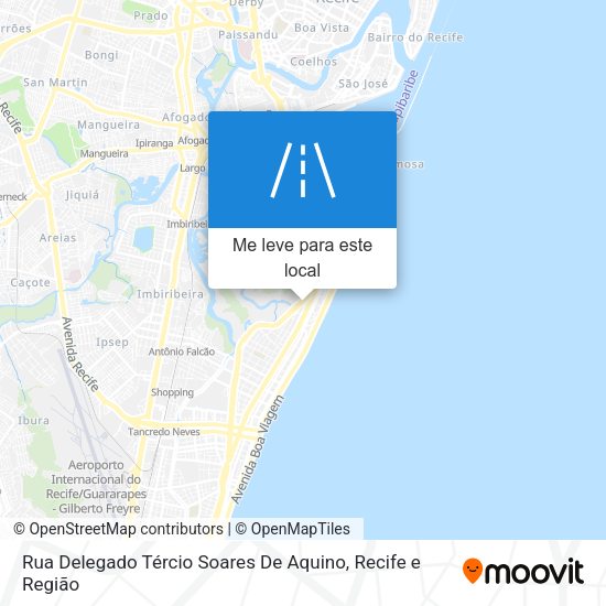 Rua Delegado Tércio Soares De Aquino mapa