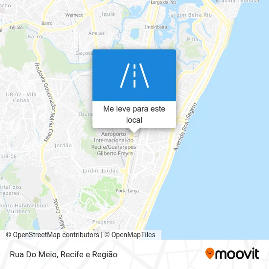 Rua Do Meio mapa